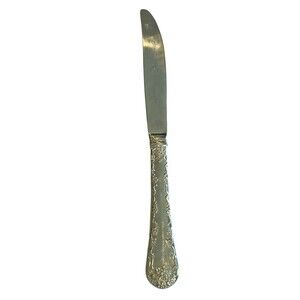 WM Roger Enchanted Rose Vintage Silverplate by Intl Silver 1 Dinner Knife